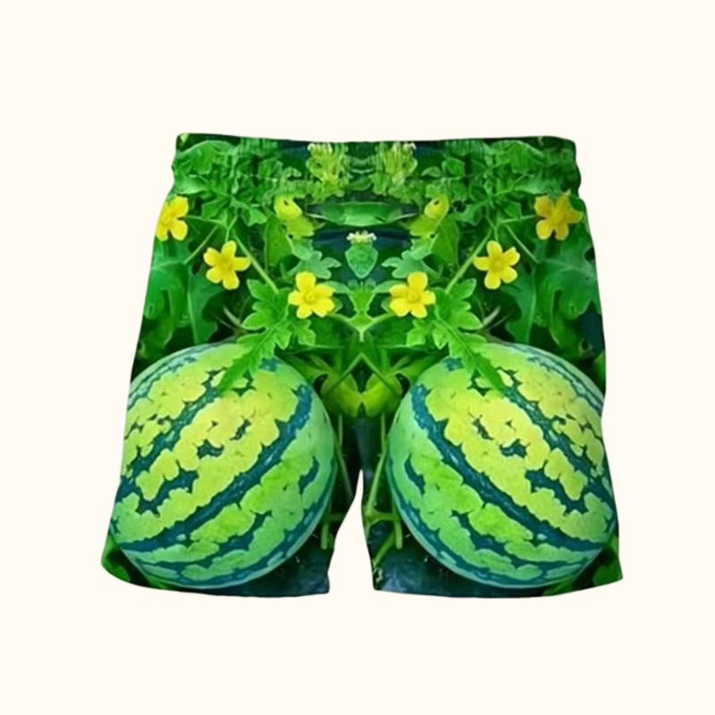 ๐ Funny Watermelon Print T-Shirt Set