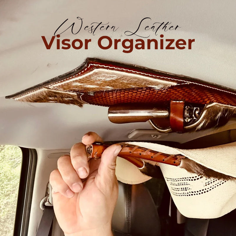 ๐ฎ๐ค Western Leather Visor Organizer