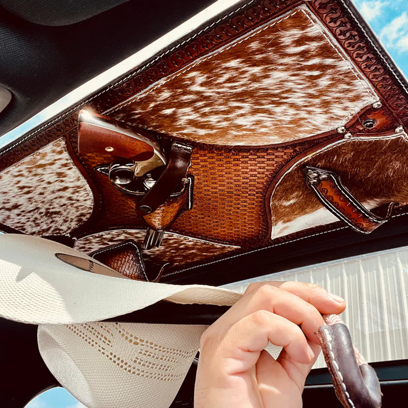 ๐ฎ๐ค Western Leather Visor Organizer