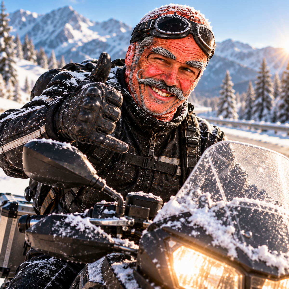 Quirky Cold-Weather Motorcycle Balaclava