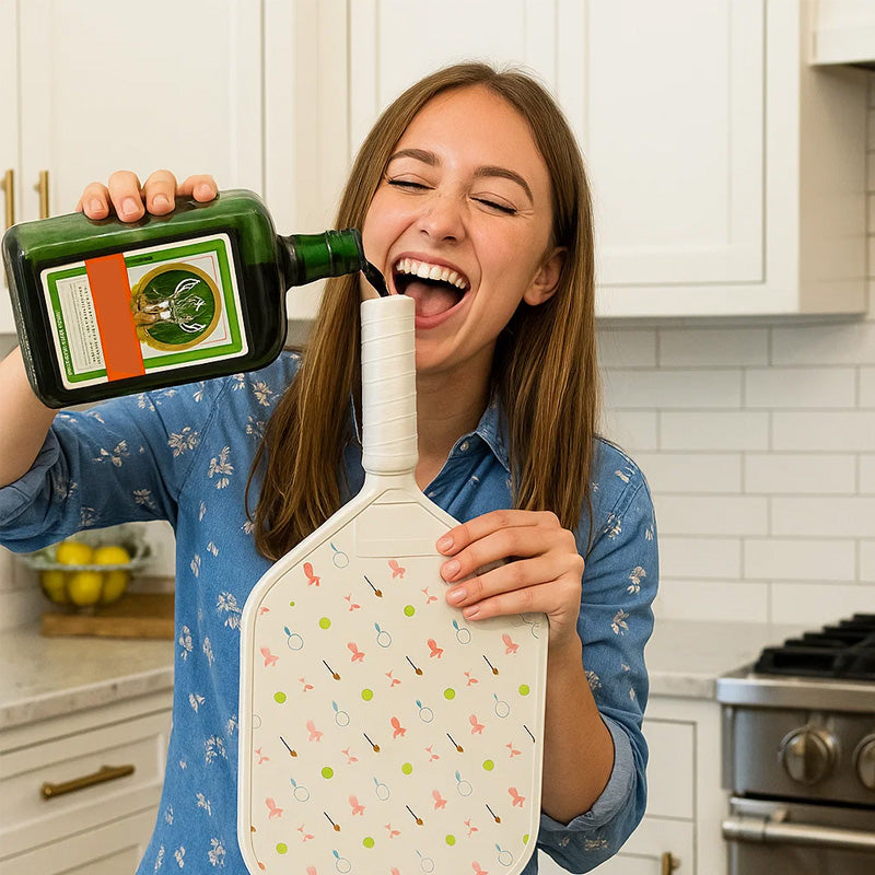 Pickleball Paddle Flask – Play Hard, Sip Harder 🍹🏓