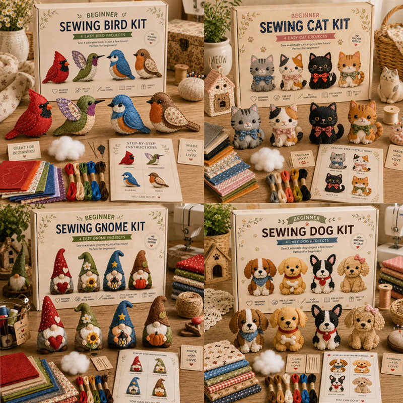 DIY Fabric Animal Craft Kit – Creative Handmade Art