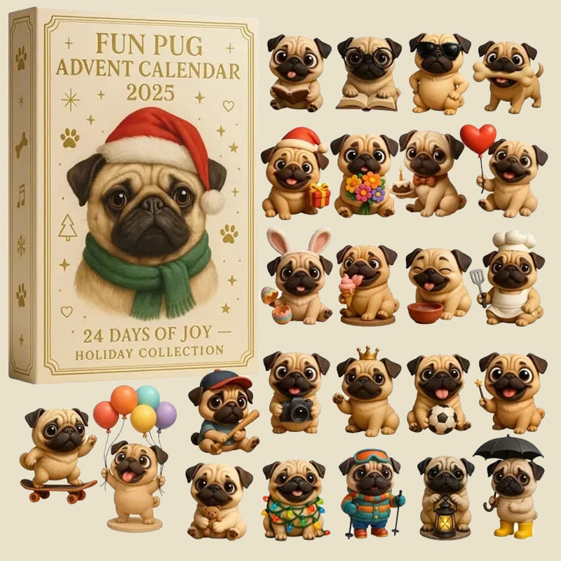 ๐พ๐ Fun Pug Advent Calendar 2025