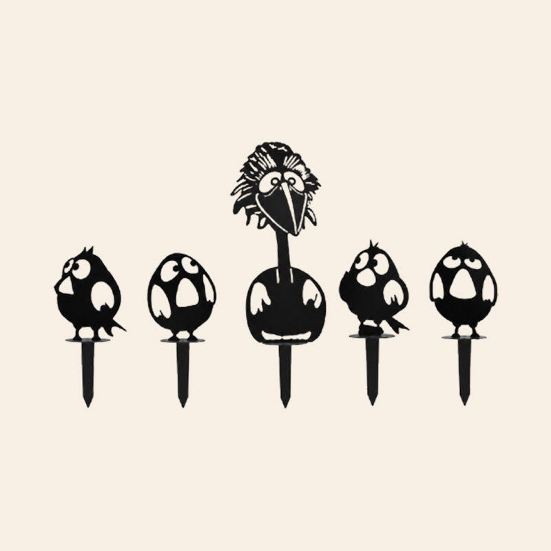 Iron Bird Silhouette Decoration