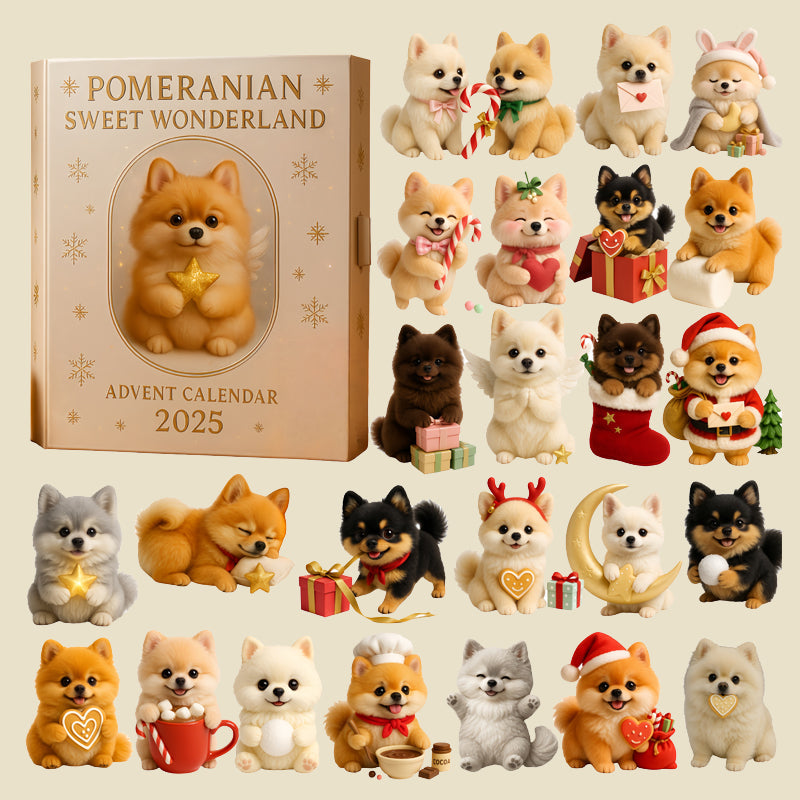 🐾✨ Pomeranian Sweet Wonderland Advent Calendar 2025