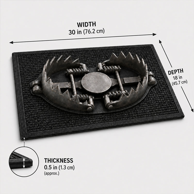 Trick Trap 3D Illusion Door Mat