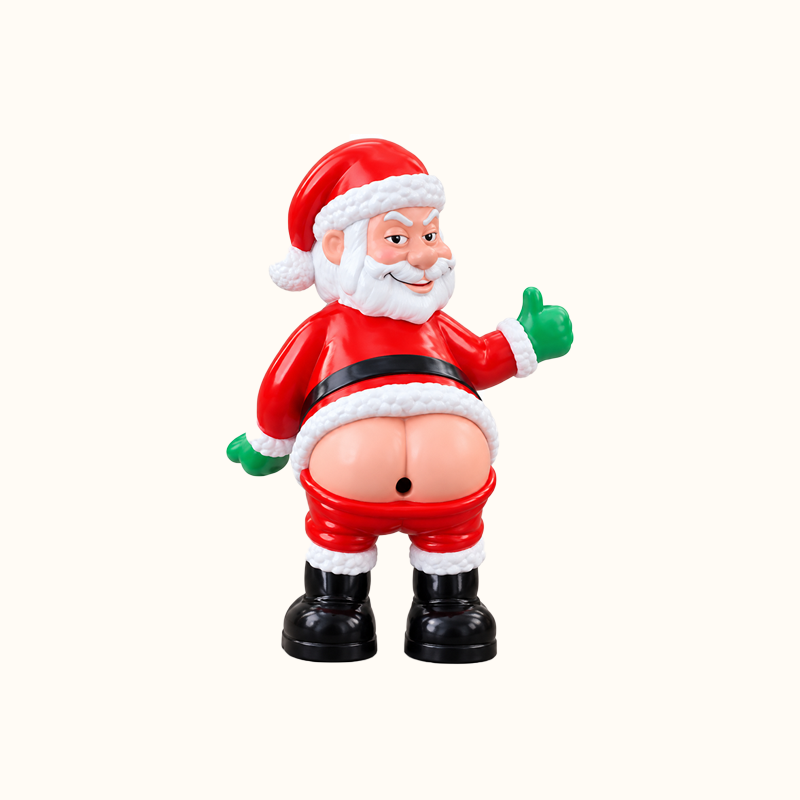 Funny Spraying Santa Car Decoration