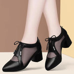 Load image into Gallery viewer, Soft Sole Mesh Leather Shoes
