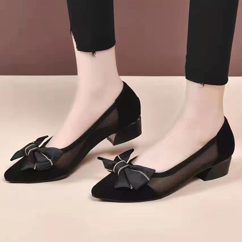 Butterfly Bow Mesh Women's Shoes