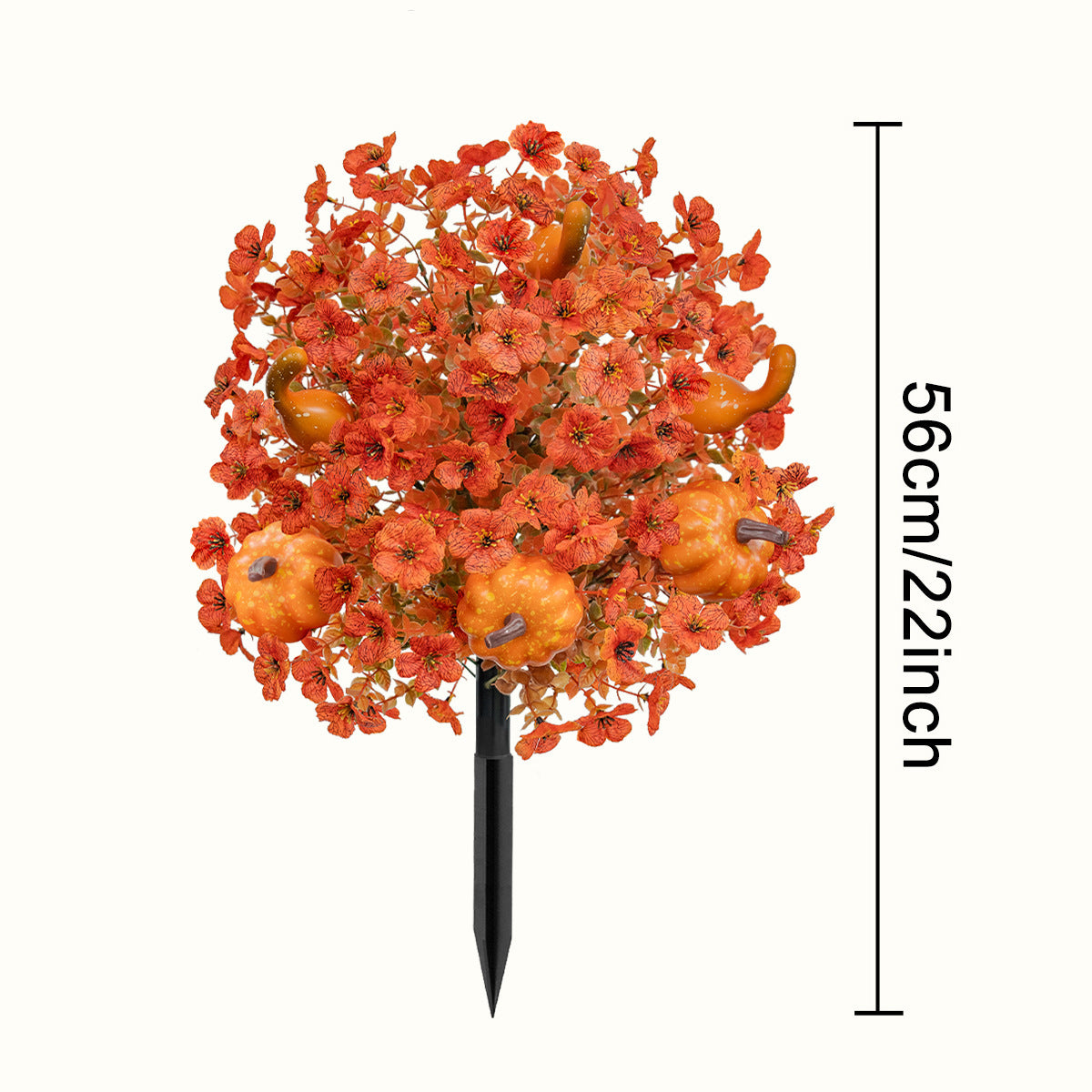 š„ Artificial Fall Pumpkin Tree Stakes