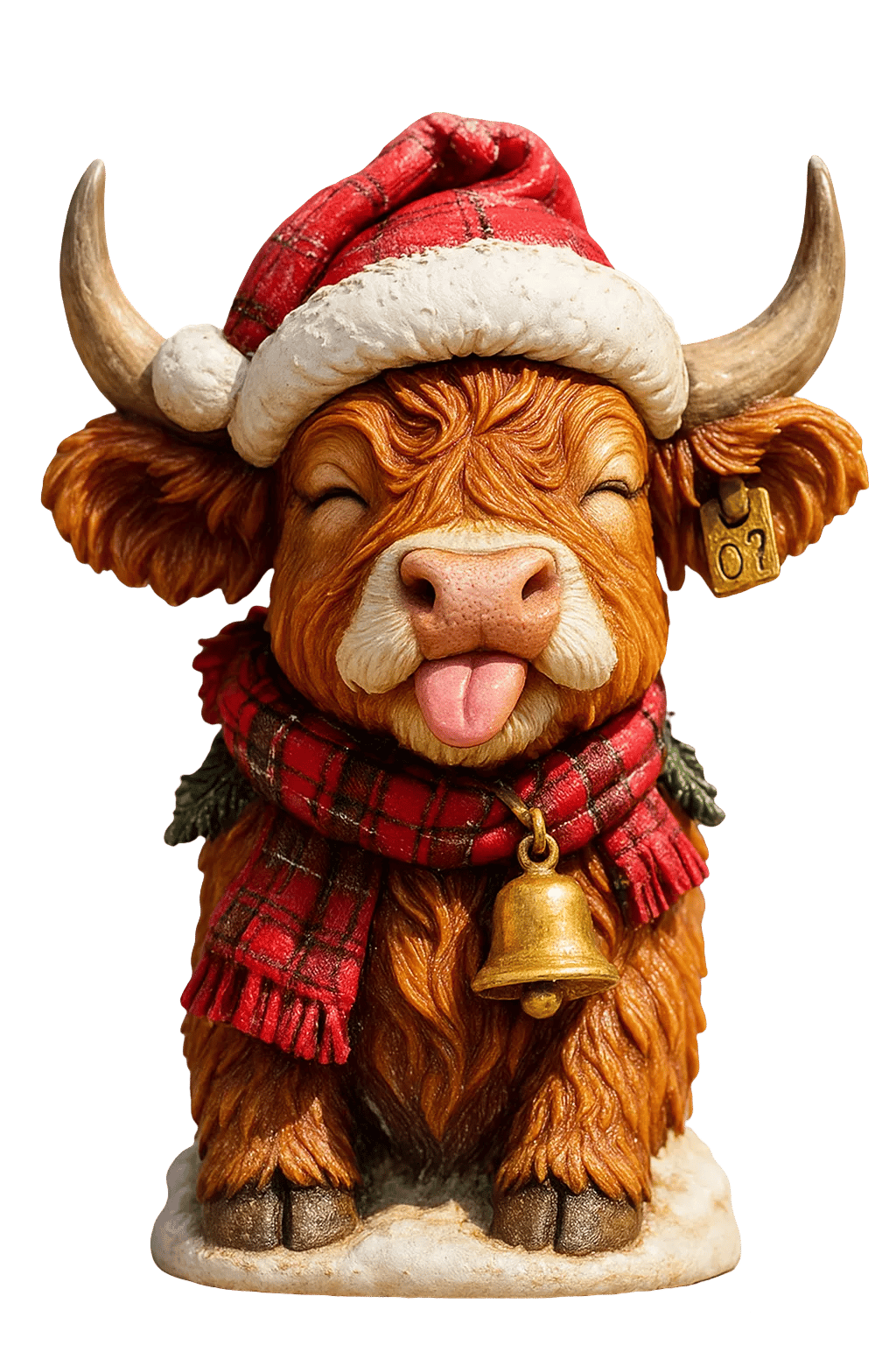 🐮Advent calendar with Highlander 2025🎄✨ - Handmade 3D doll with Highlander (24 parts)