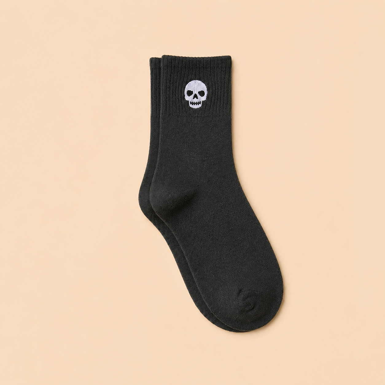 Halloween Bat Pumpkin Embroidered Socks(Buy 1 pair, get 1 pair free)