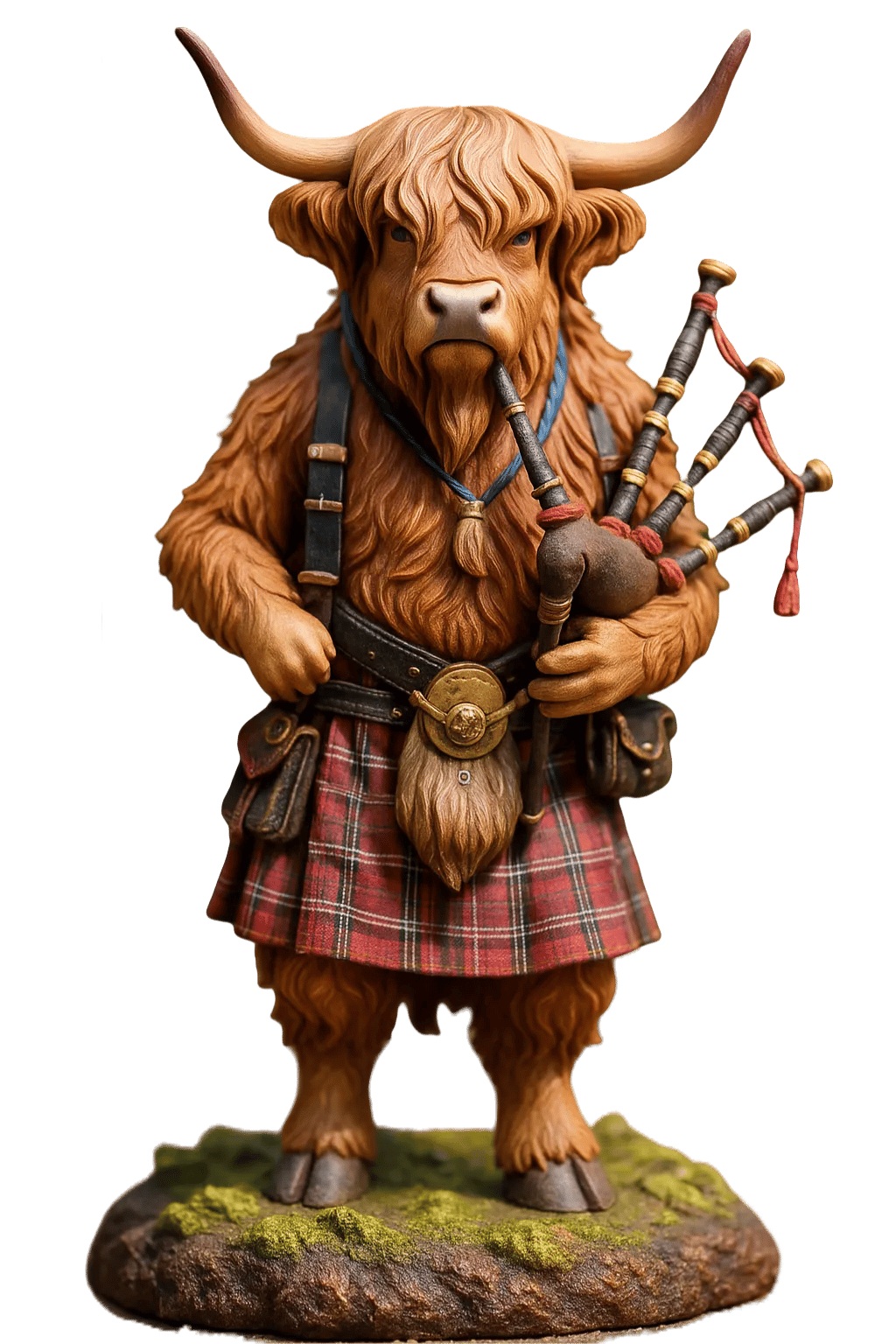 🐮Advent calendar with Highlander 2025🎄✨ - Handmade 3D doll with Highlander (24 parts)