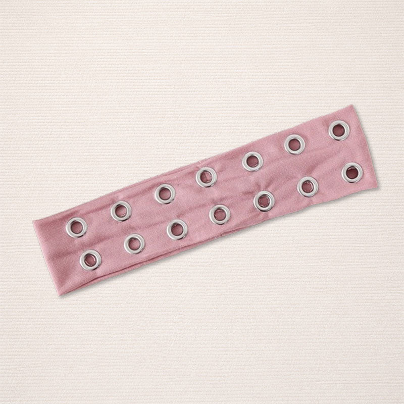 🖤 Punk Rivet Fashion Headband ⚡