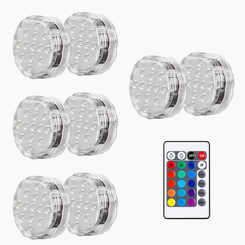 Magnetic RGB Submersible Pool Lights – APP & Remote Controlled Waterproof LED Lights