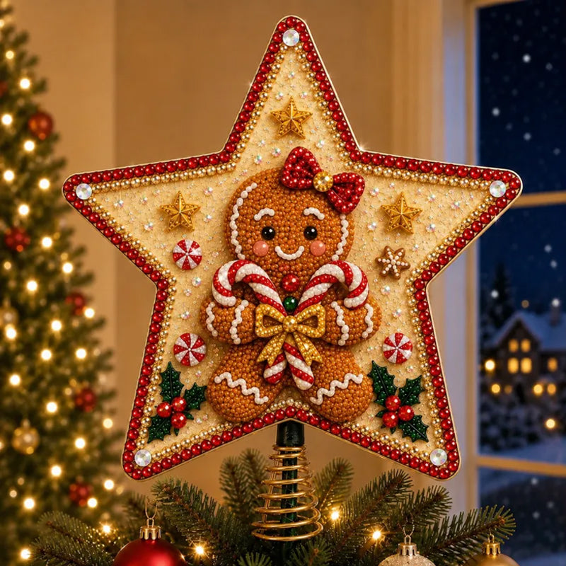 DIY Festive Christmas Tree Topper