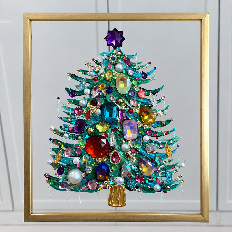 DIY Crystal Beaded Christmas Tree Handmade Kit | Create Exclusive Shining Holiday Decoration Ornaments