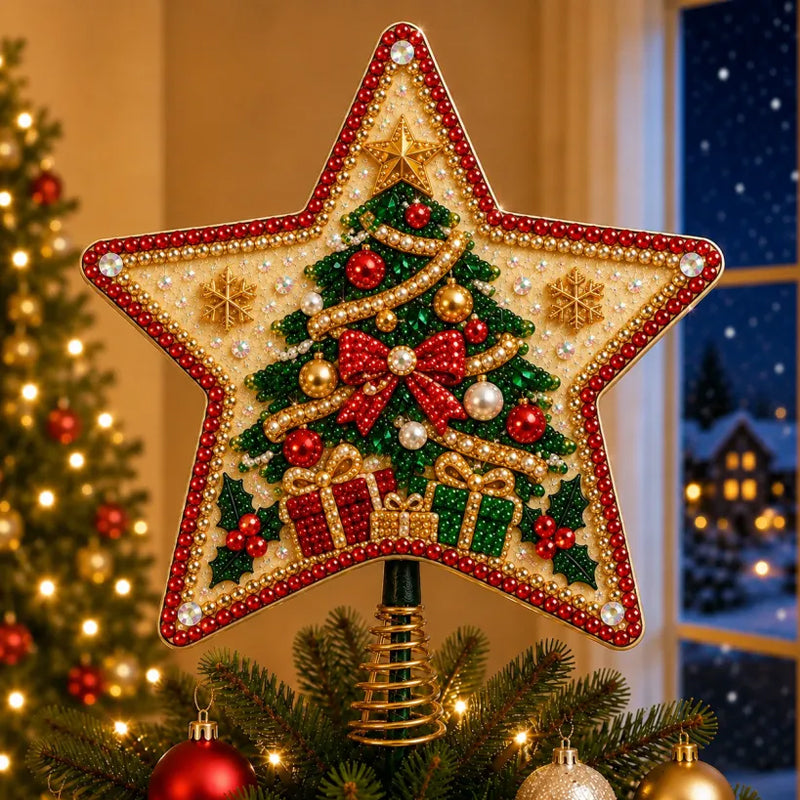 DIY Festive Christmas Tree Topper