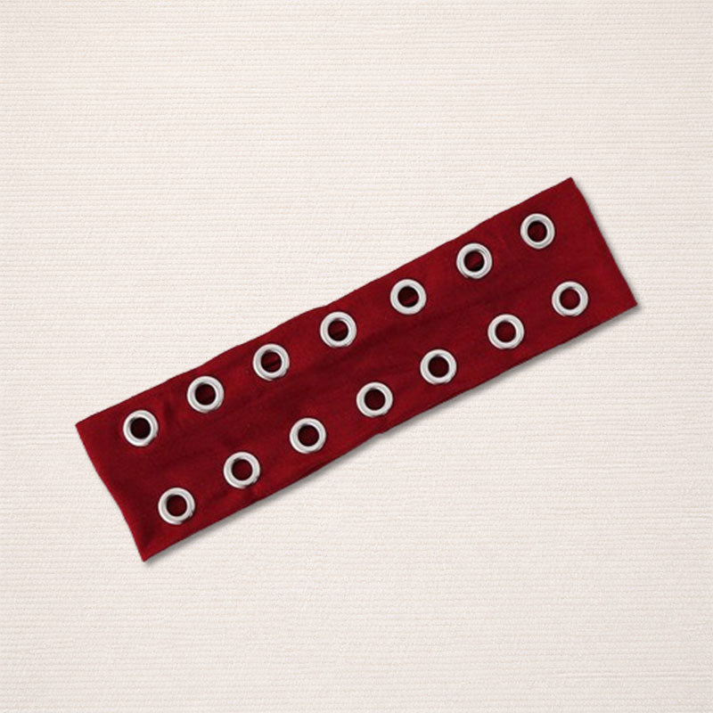 🖤 Punk Rivet Fashion Headband ⚡