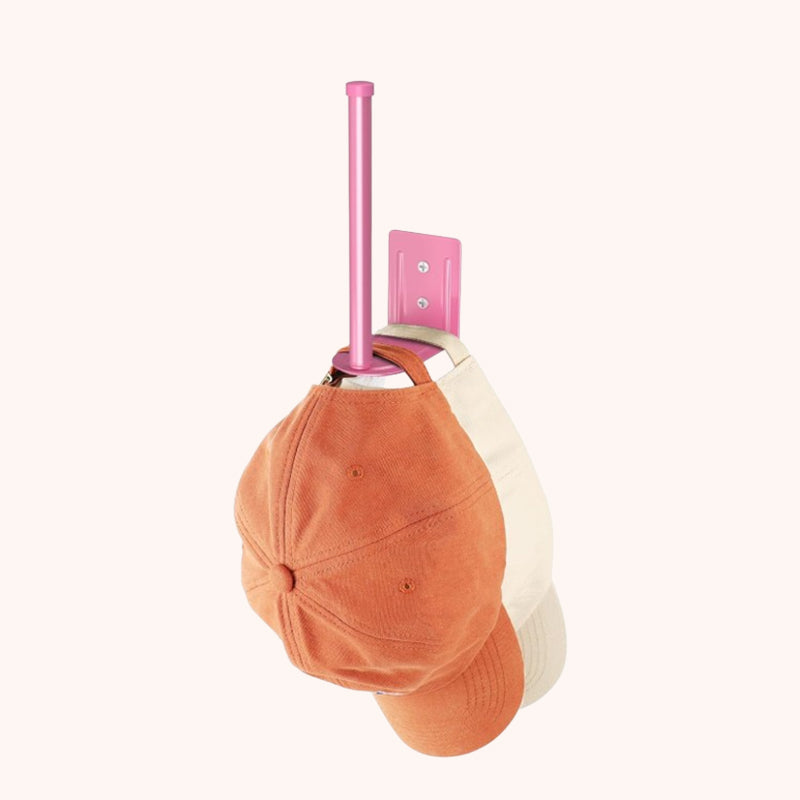 Drill-Free Wall Mounted Hat Rack – Self-Adhesive Baseball Cap Organizer