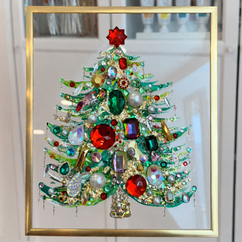 DIY Crystal Beaded Christmas Tree Handmade Kit | Create Exclusive Shining Holiday Decoration Ornaments