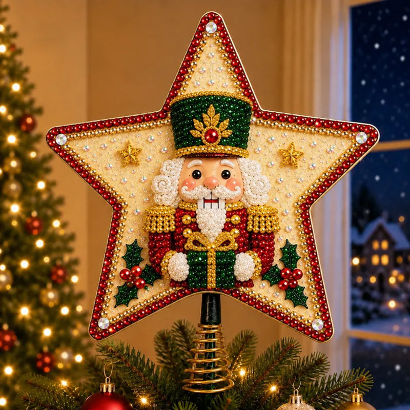 DIY Festive Christmas Tree Topper