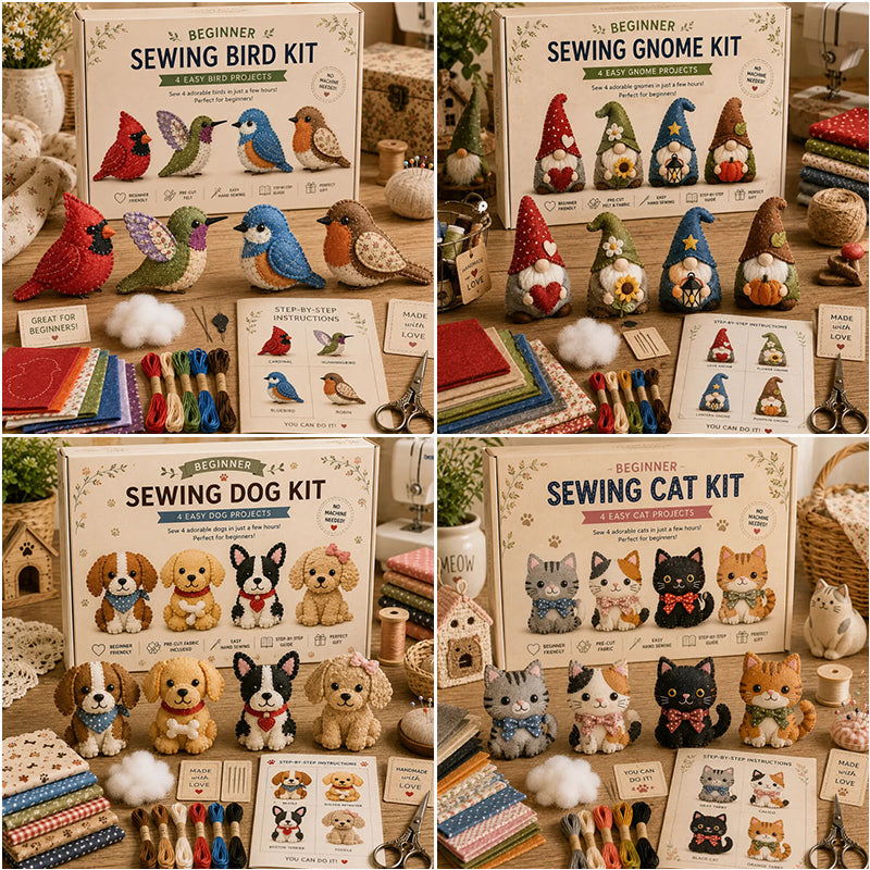 DIY Fabric Animal Craft Kit – Creative Handmade Art