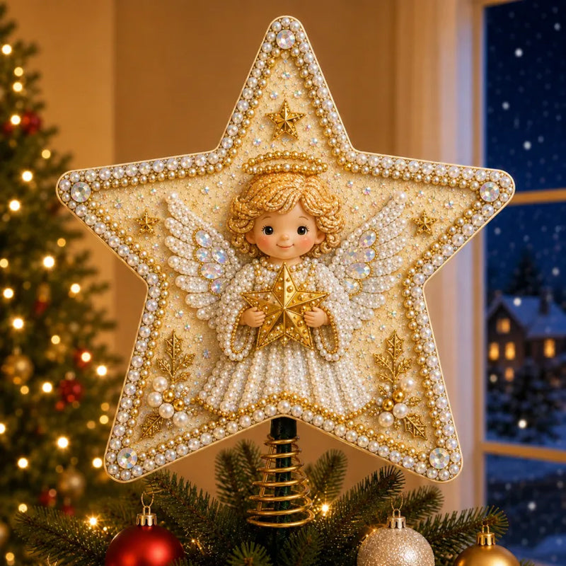 DIY Festive Christmas Tree Topper