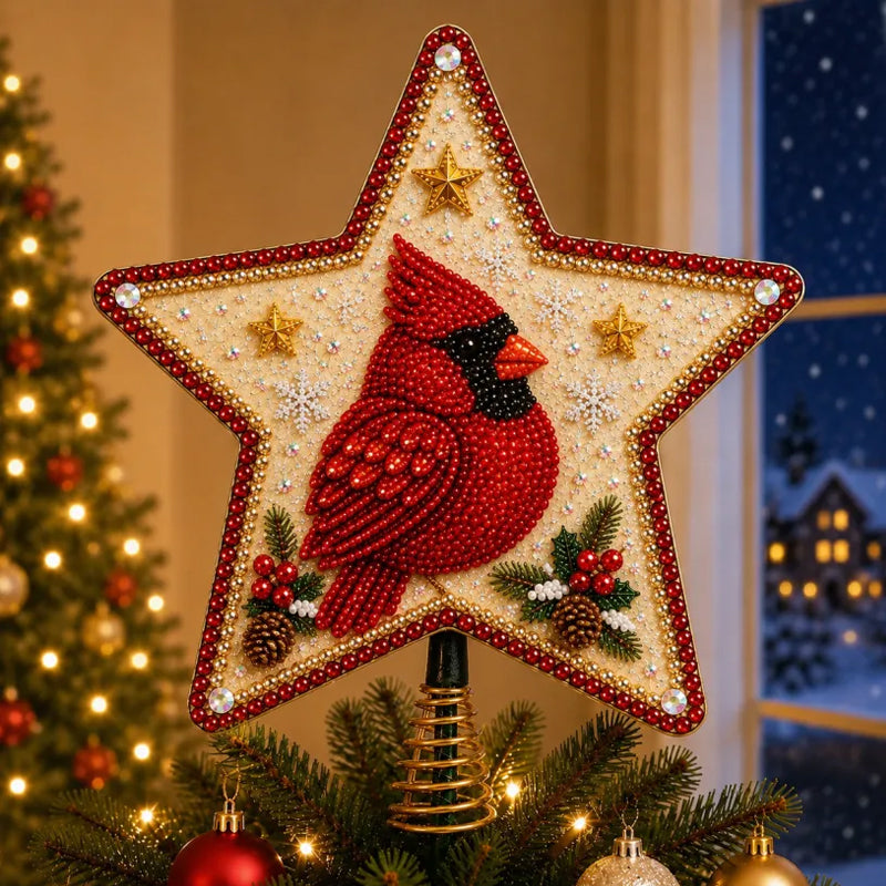 DIY Festive Christmas Tree Topper