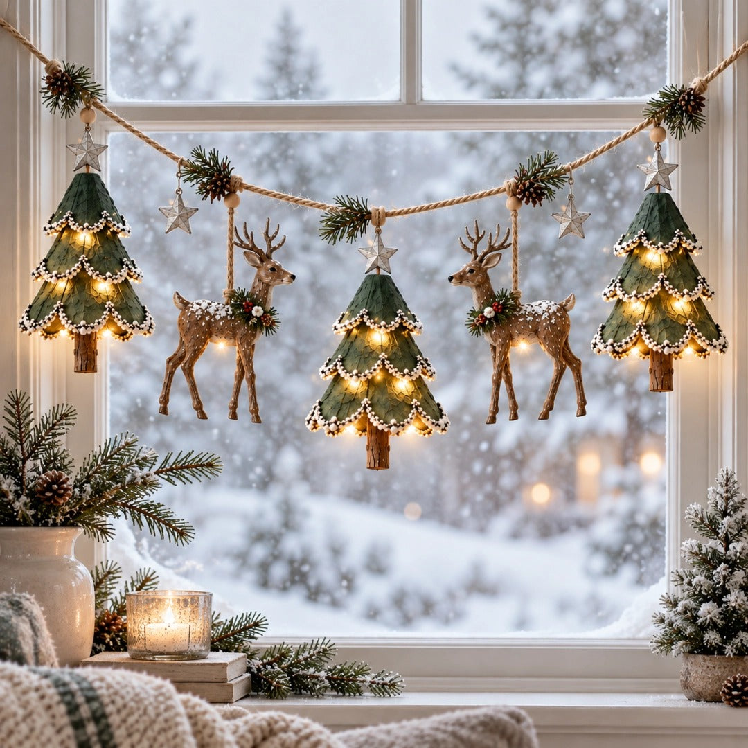Woodland Christmas Garland