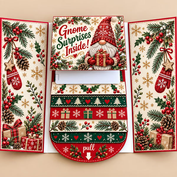 ⏰LAST DAY 49% OFF - 2026 New🎅🎁 Waterfall Christmas Gift Card Booklet 💳✨
