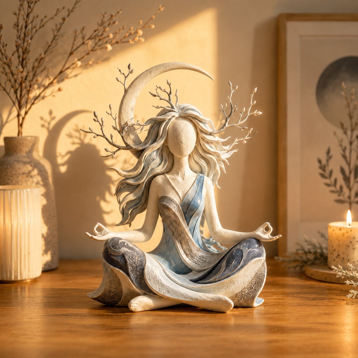 🧘Serenity Growth | Inner Harmony Sculptural Figurine 🌙