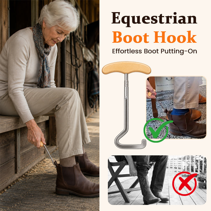 👞 Horse-Shaped Shoe Horn Hook for Easy Wear