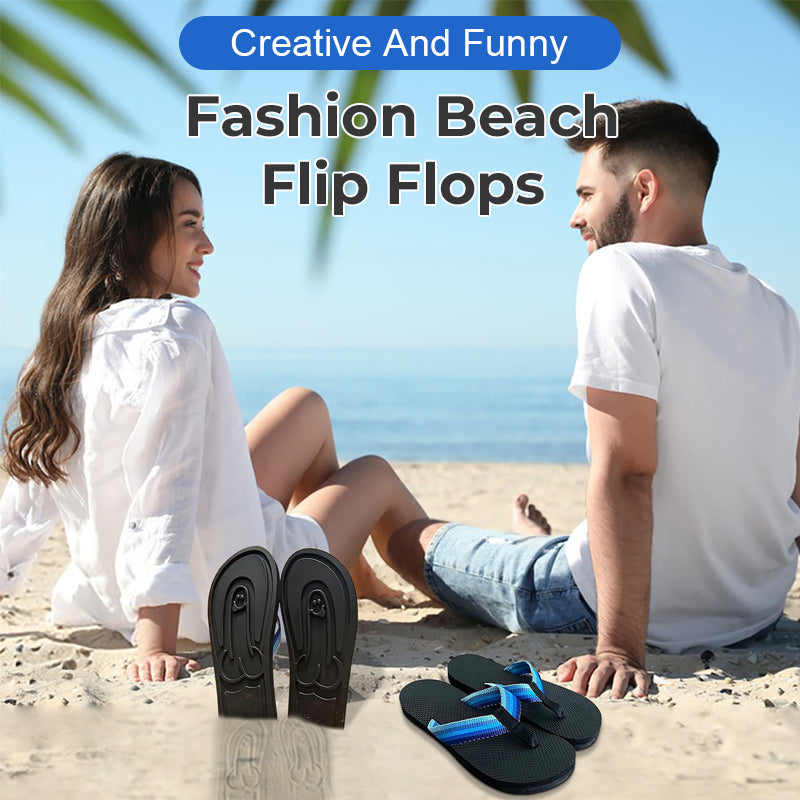 Creative And Funny Fashion Beach Flip Flops