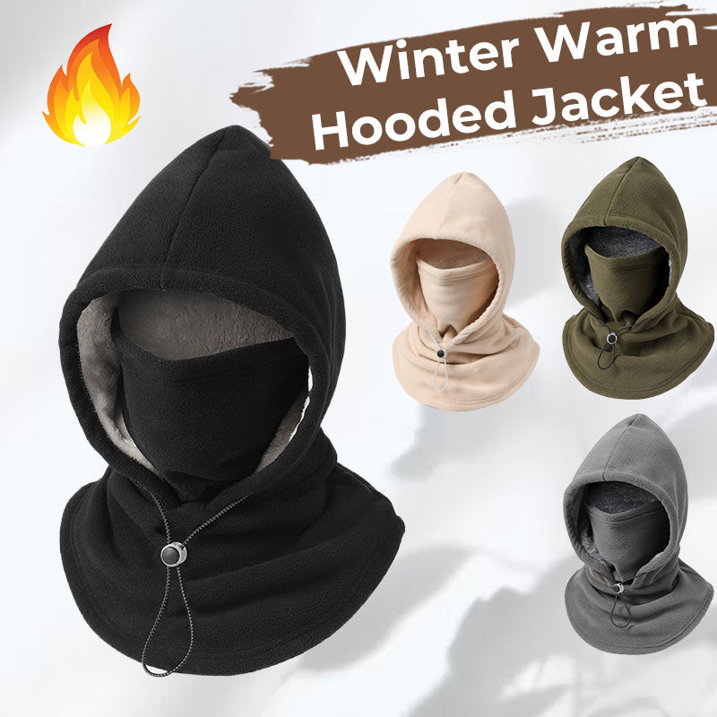 ❄️ Winter Fleece Hood – Full Face & Neck Protection