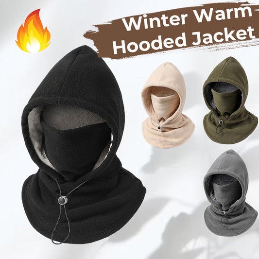 ❄️ Winter Fleece Hood – Full Face & Neck Protection