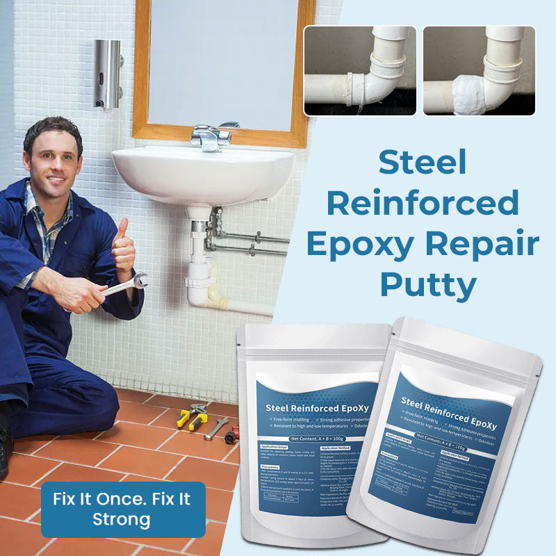 Steel Reinforced Epoxy Repair Putty – Heavy-Duty Multi-Surface Repair Compound