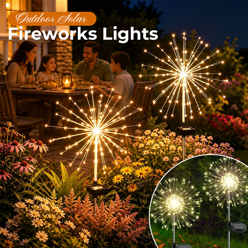 Outdoor Solar Fireworks Lights