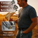 Load image into Gallery viewer, Vintage Letter Keychain
