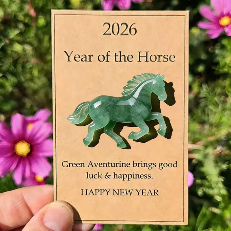🐎 Crystal horse carrying New Year's wishes - available in multiple colors