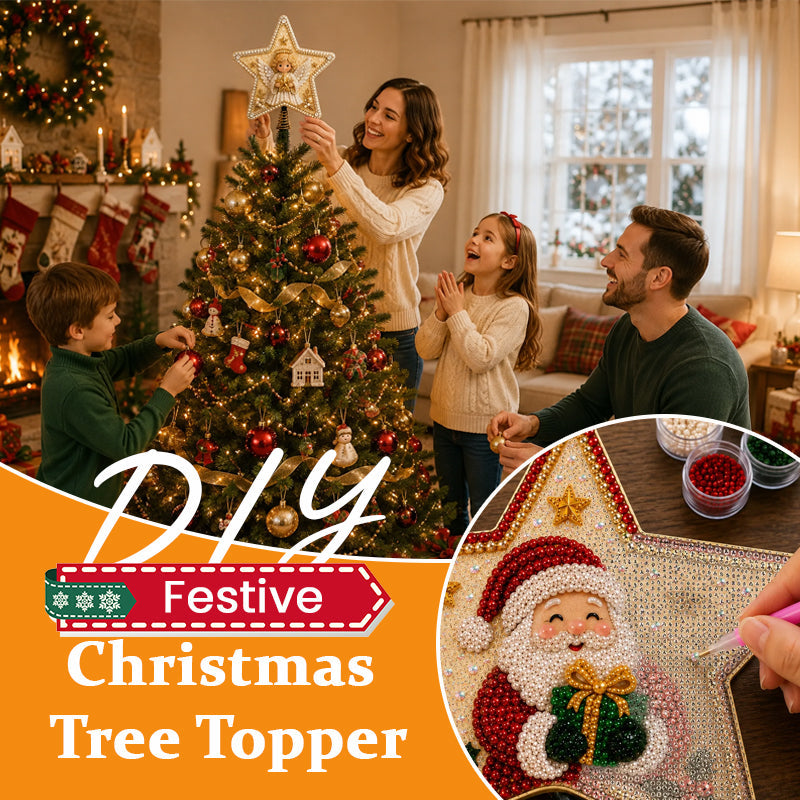 DIY Festive Christmas Tree Topper