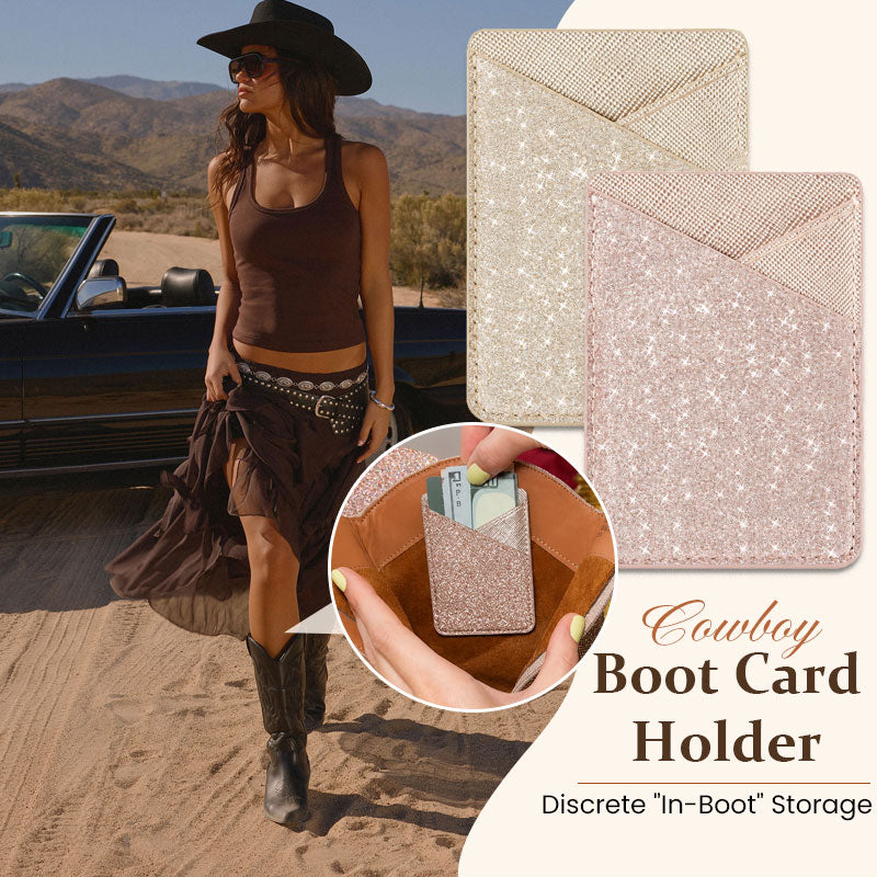 Cowboy Boot Card Holder