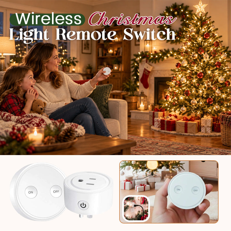 🎄 Wireless Christmas Tree Light Remote Control Switch – Easy ON/OFF Controller