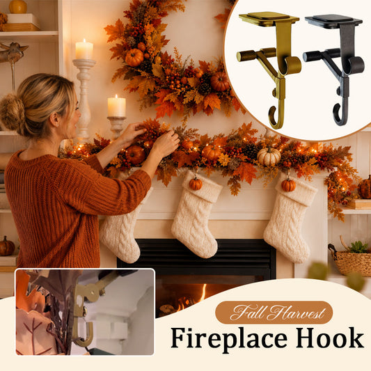 🍂 Autumn Mantel Magic Hook – Cozy Fall Fireplace Decor Holder
