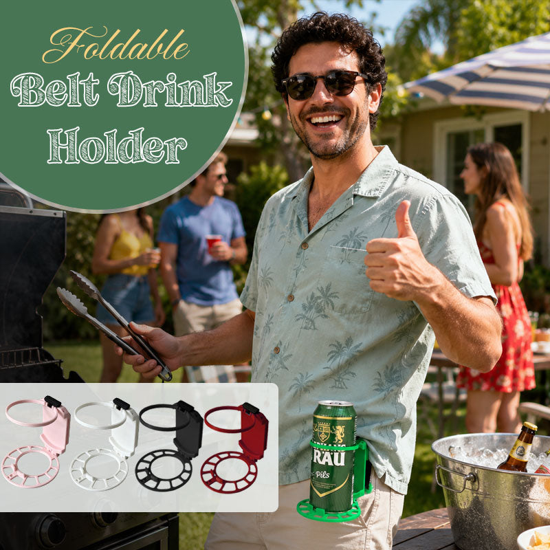 🥤 Foldable Belt Drink Holder