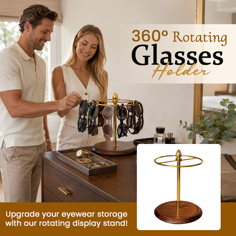 360° Rotating Glasses Holder