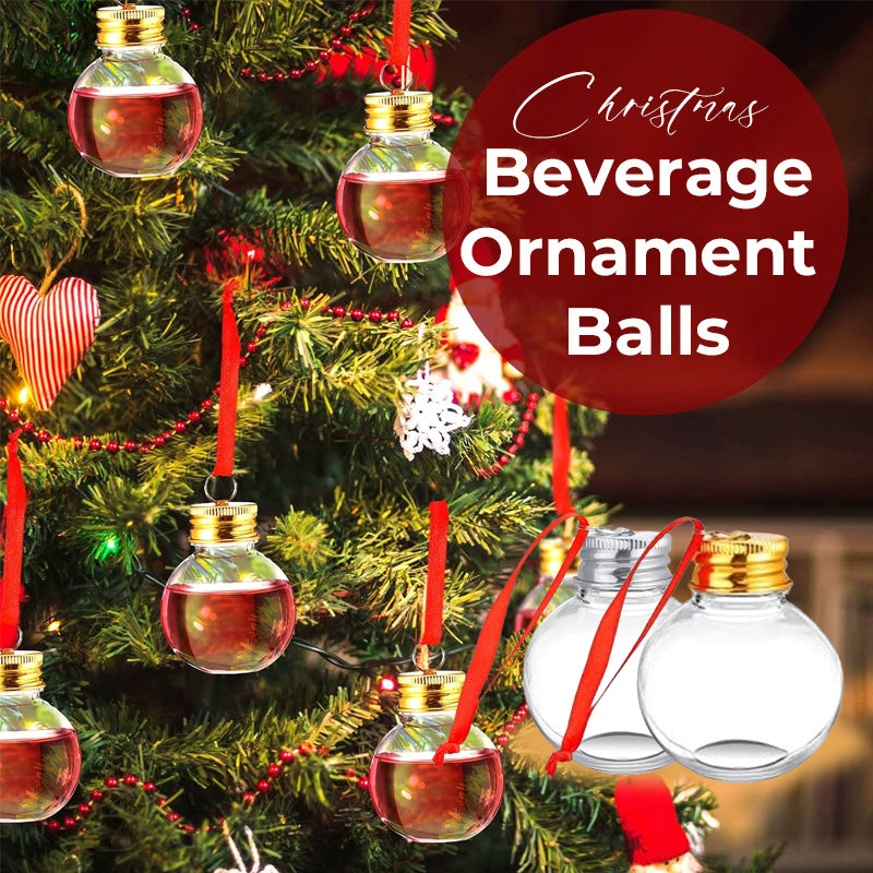 🎄 Christmas Beverage Ornament Balls