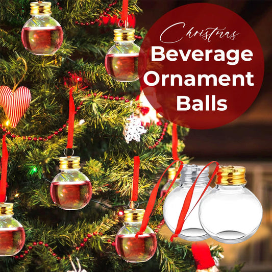 🎄 Christmas Beverage Ornament Balls