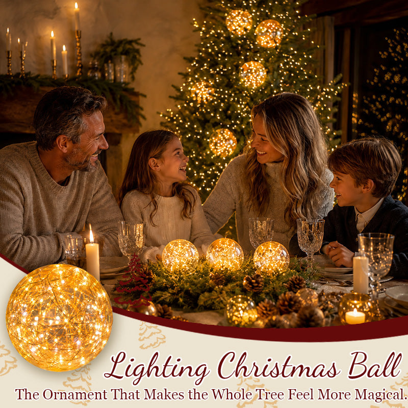 ✨ Magical Glowing Christmas Bauble — Light-Up Christmas Tree Ornament