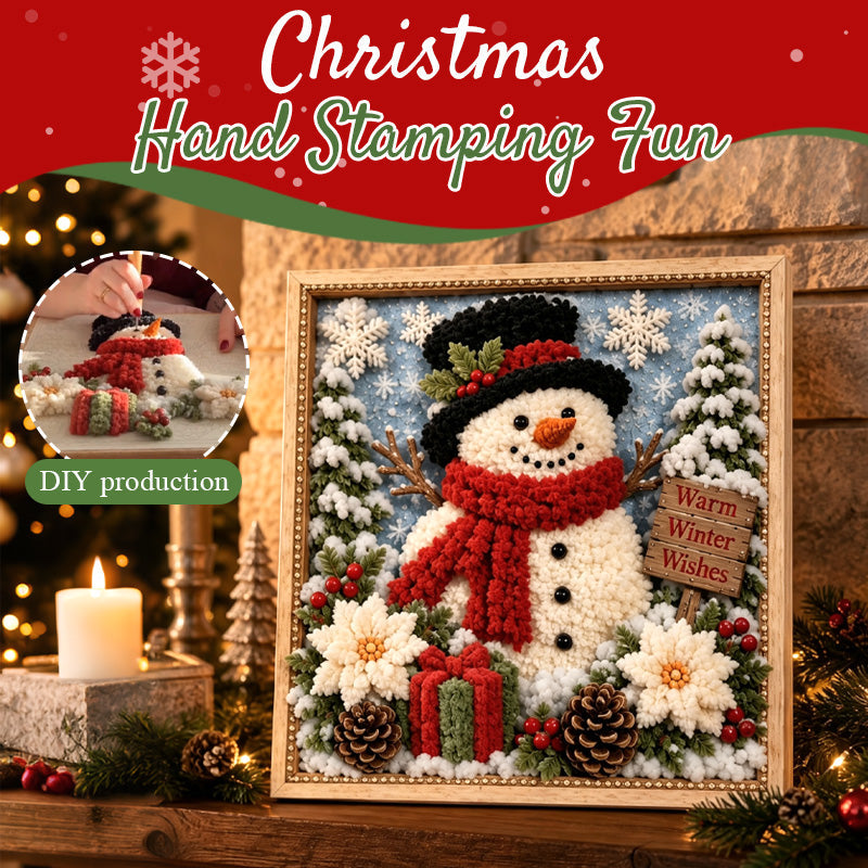 "Warm Winter Wishes" 3D Snowman DIY Kit